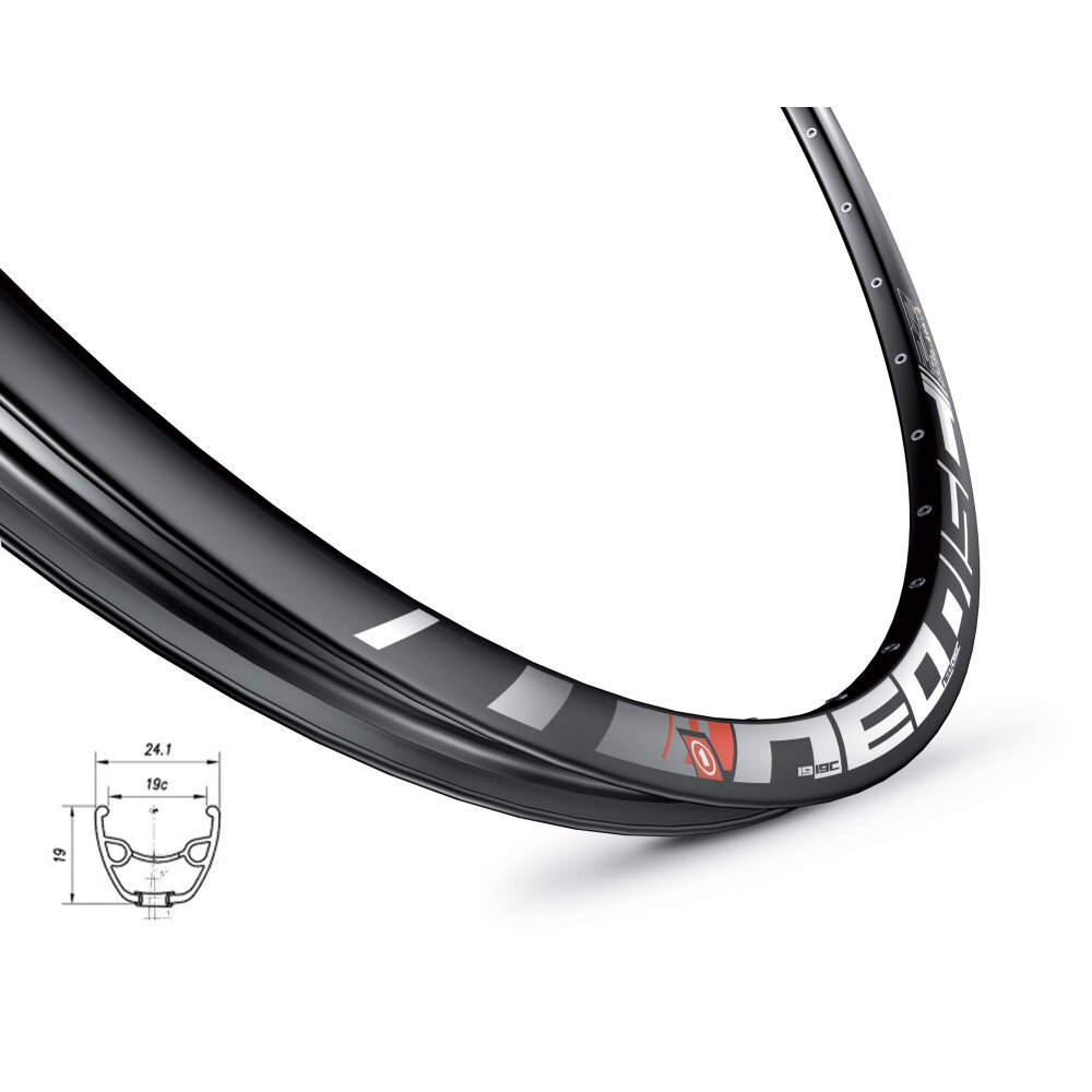 ráfek MACH1 NEO DISC 584 x 19, 36 děr, černý