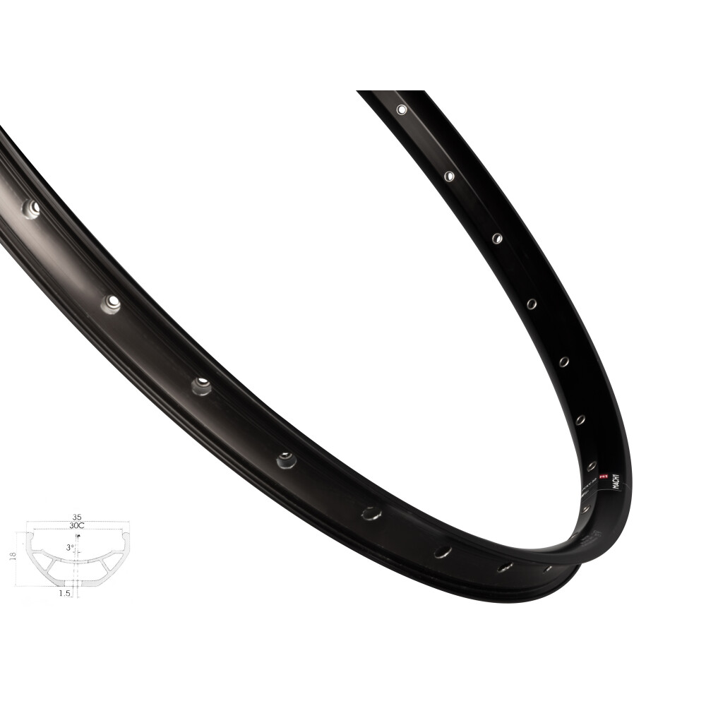 ráfek MACH1 TRUCKY 30 DISC 584x30, 32 děr,čer.2jak