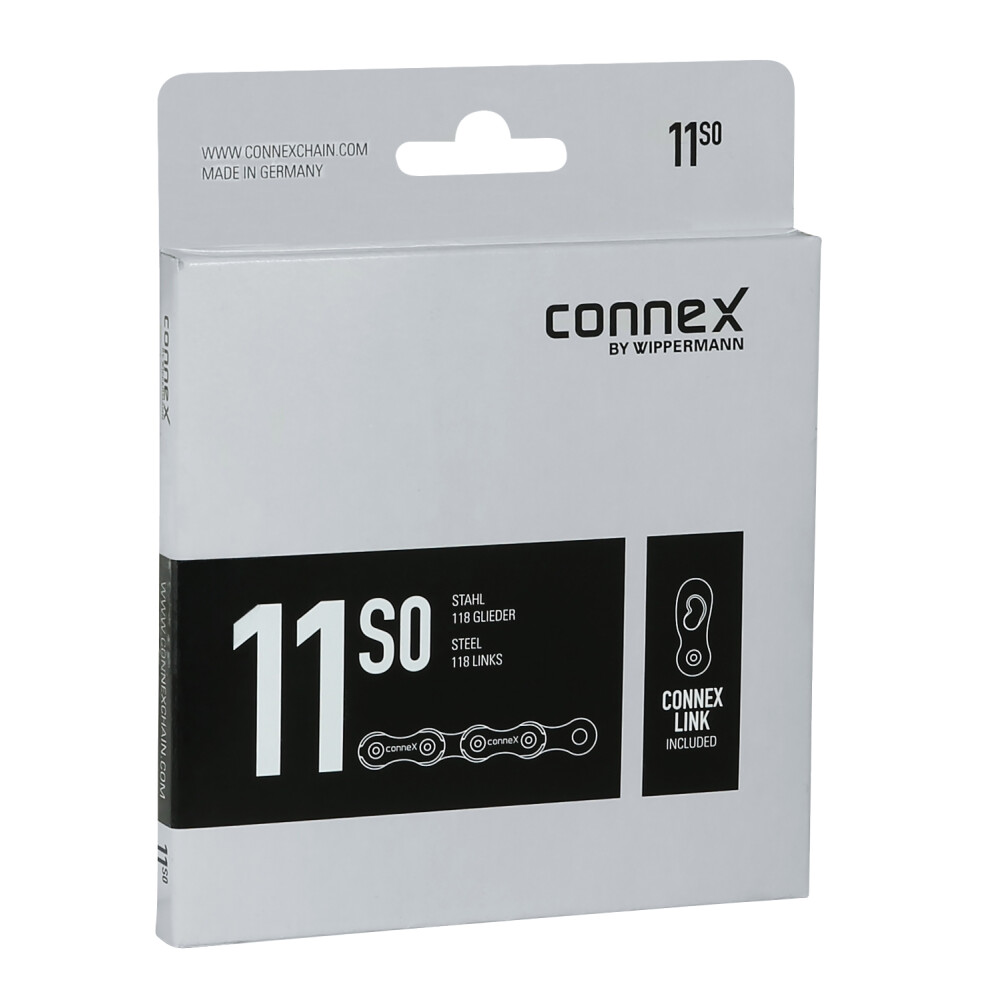 řetěz CONNEX 11s0 pro 11-kolo, stříbrný