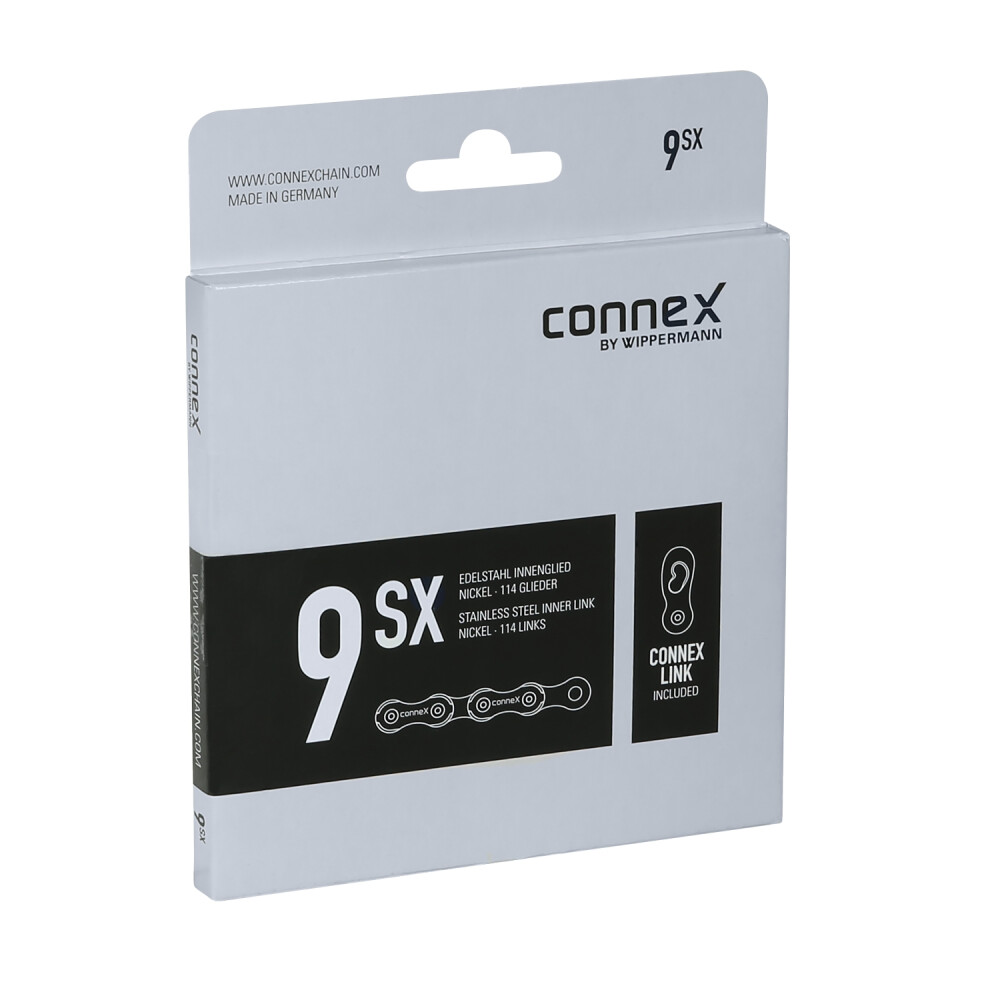 řetěz CONNEX 9sX pro 9-kolo, stříbrný