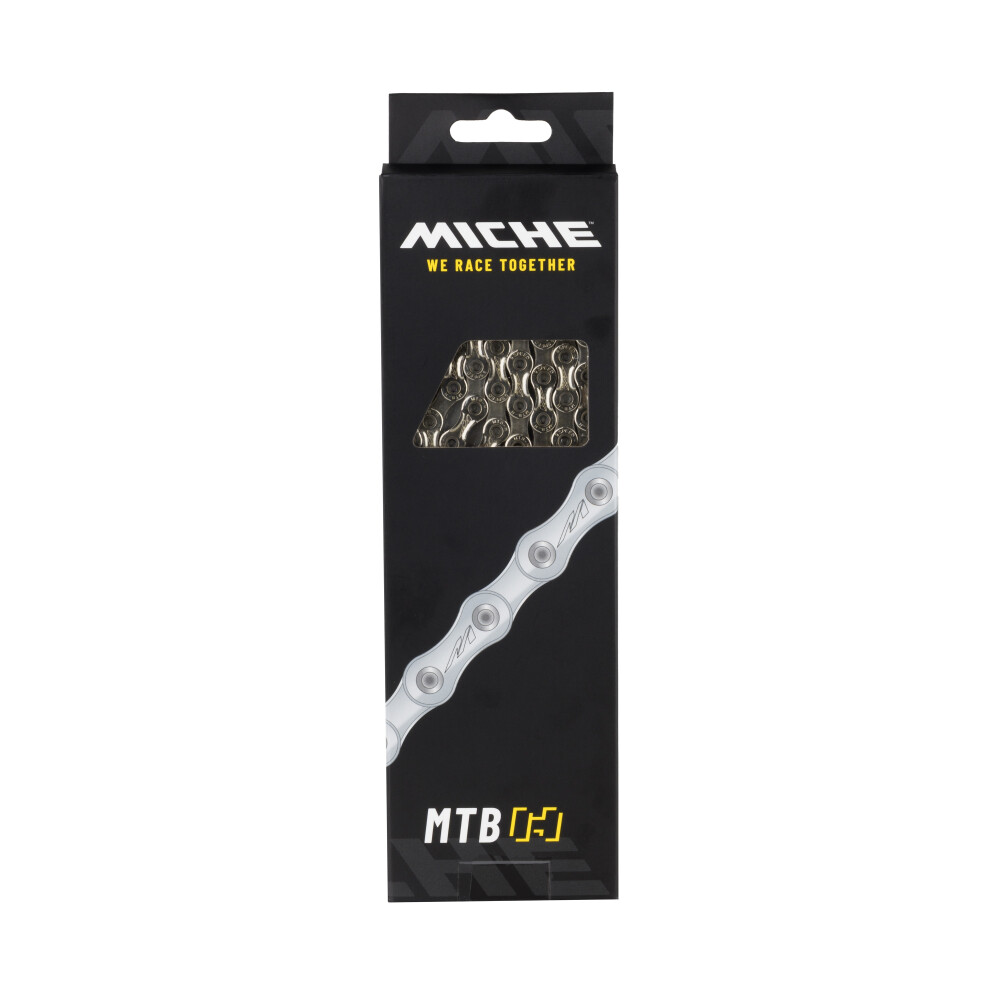 řetěz MICHE 9s pro MTB SH 138 čl, stříbrný, box