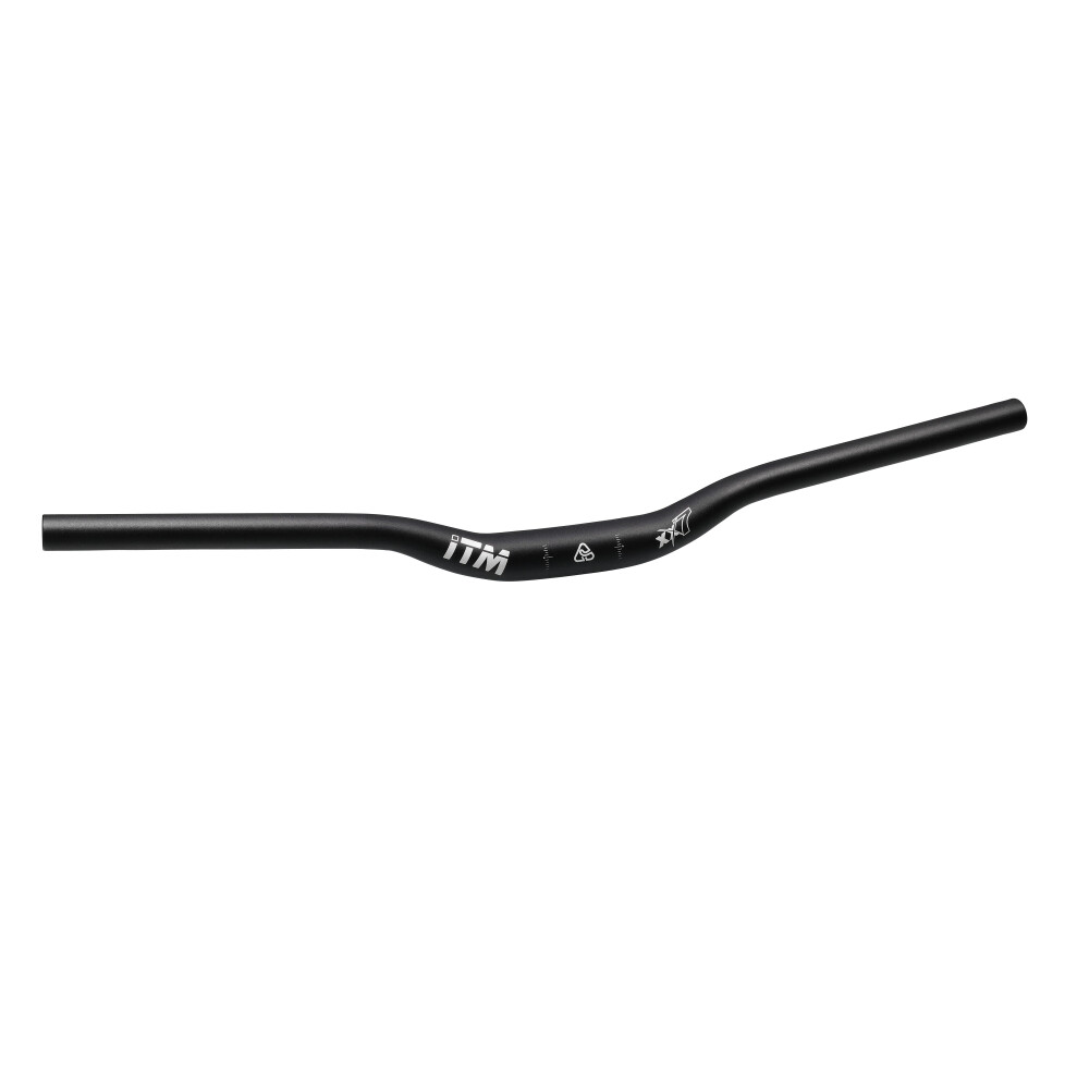 řidítka ITM XX7 MTB prohnutá 31,8/780mm, Al, černá
