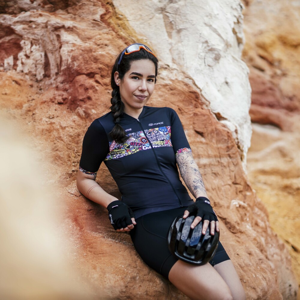 rukavice FORCE DARK, černé