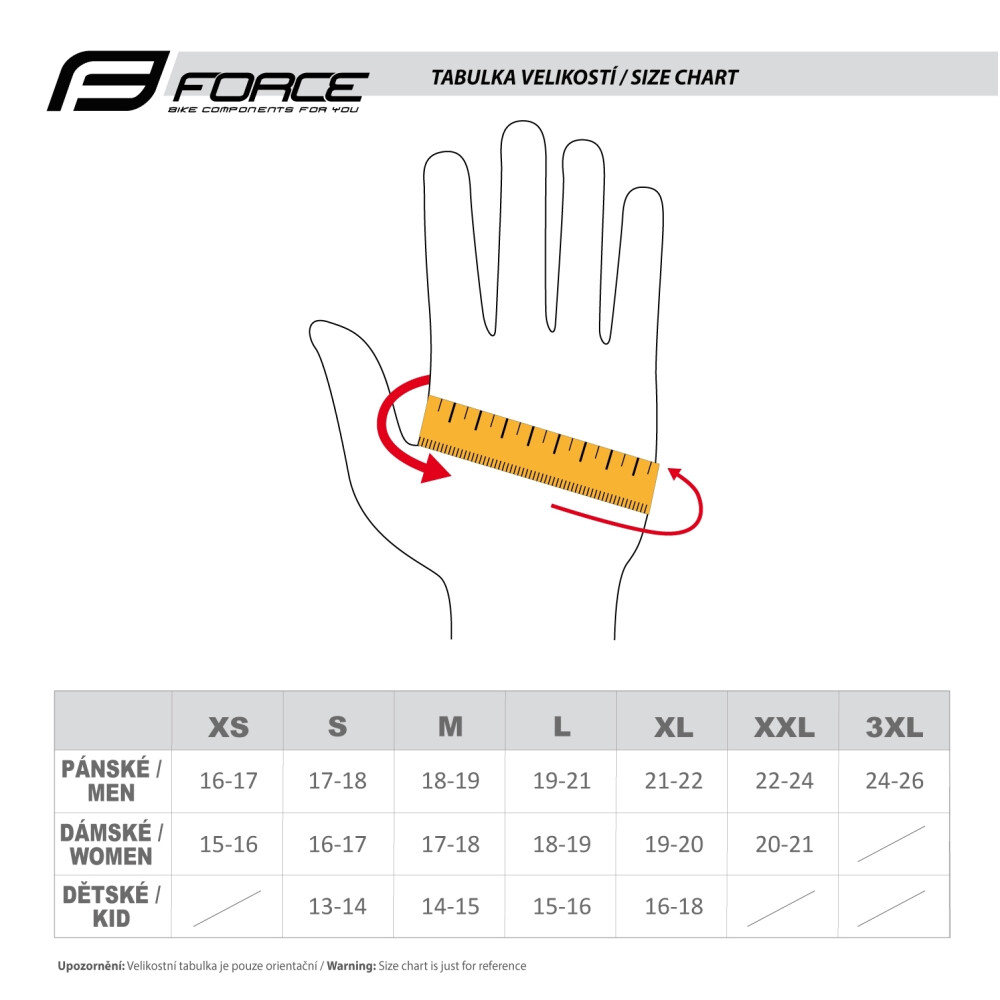 rukavice FORCE RAB 2 LADY, černo-růžovo-bílé