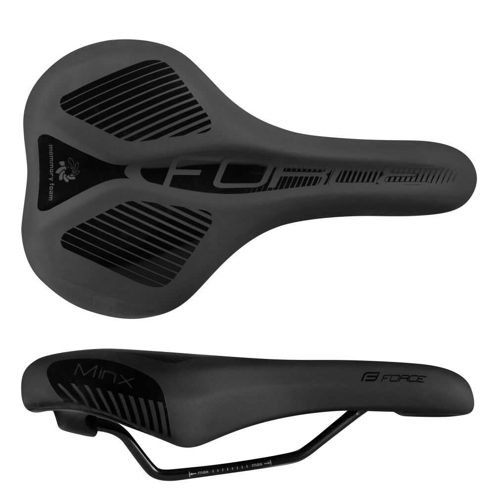 sedlo FORCE MINX UNI turistické, černé