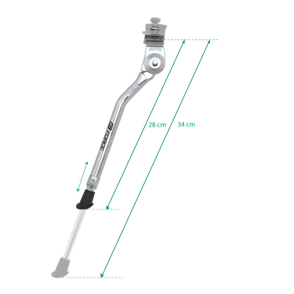 stojánek F TOP 20-28" Al pod rám+protikus,stříbrný
