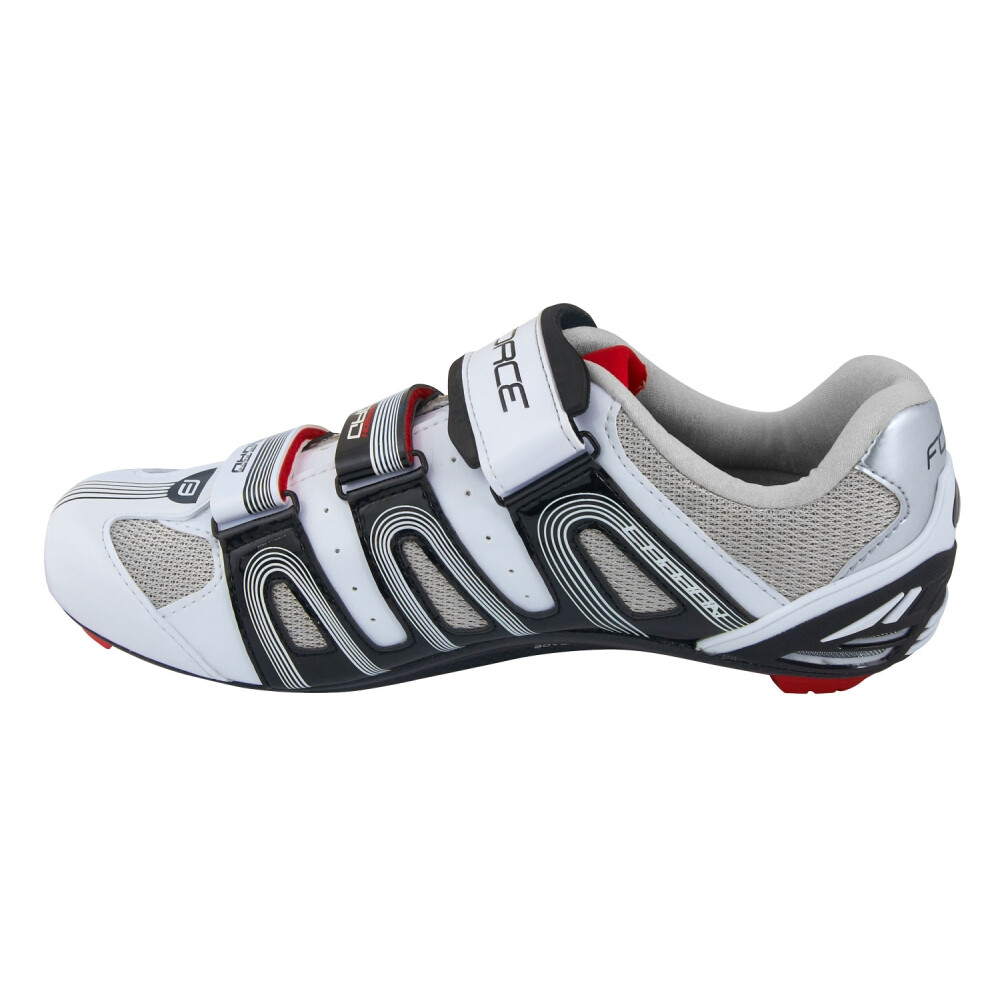 tretry FORCE ROAD CARBON, černo-bílé