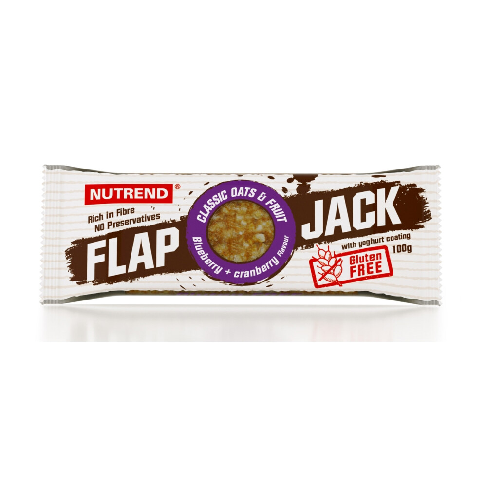 tyčinka FLAPJACK 100g borůvka+brusinka s jog.pol.