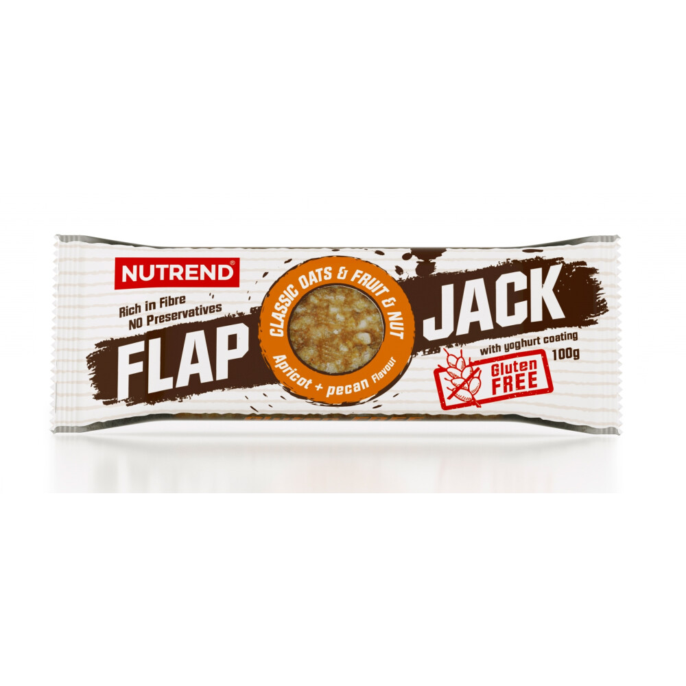 tyčinka FLAPJACK 100g meruňka+pek.ořech s jog.pol.