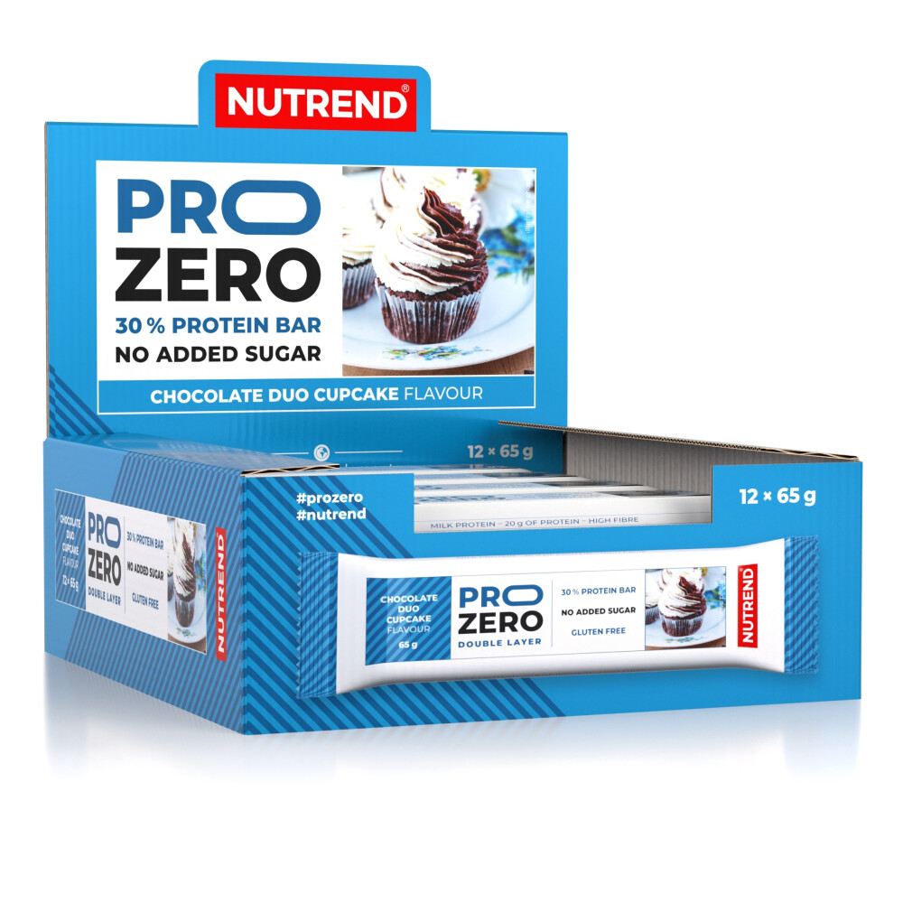 tyčinka PROZERO 65g, mléčno-čokoládový cupcake