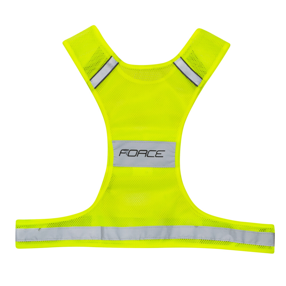 vesta reflexní FORCE SPORT, na suchý zip, fluo