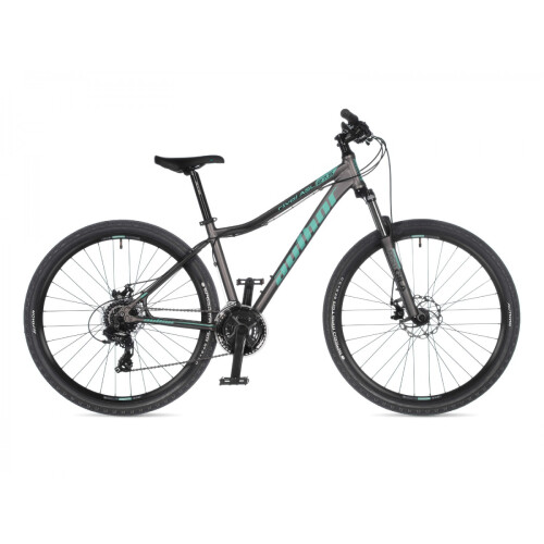 AUTHOR Rival 27,5 ASL 2021-22 16" stříbrná-matná/zelená dámské MTB 27,5"kolo