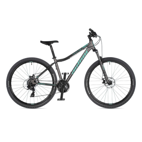 AUTHOR Rival 27,5 ASL 2023-24 14" stříbrná-matná/zelená dámské MTB 27,5"kolo