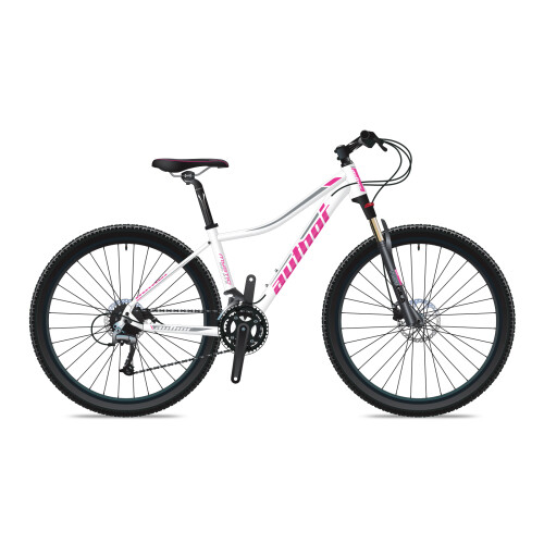 AUTHOR Mystic 27,5 ASL 2023-24 18" bílá/růžová/stříbrná dámské MTB 27,5"kolo
