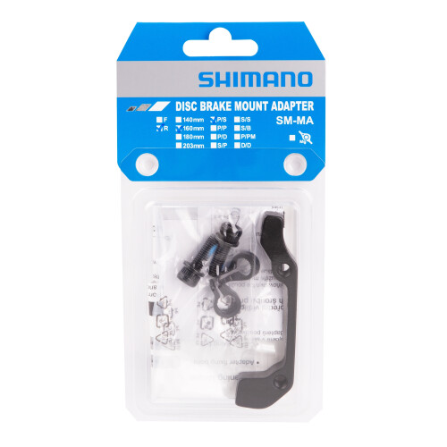 adaptér zadní SHIMANO POST/ STAND 160mm, černý