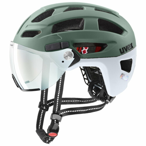 UVEX HELMA FINALE VISOR V MOSS GREEN-CLOUD M (S4109770400)
