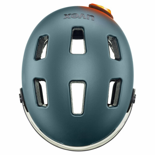 UVEX HELMA RUSH VISOR DEEP TURQUOISE MAT (S4100280400)