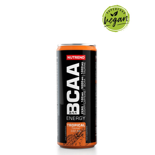 BCAA Energy, plechovka 330 ml, tropical