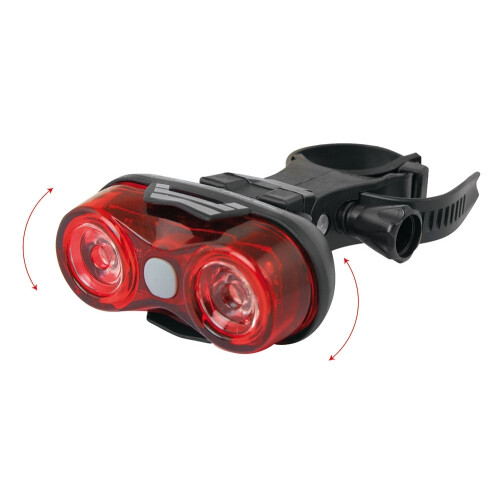 blikačka zadní FORCE OPTIC 8LM 2x LED+baterie