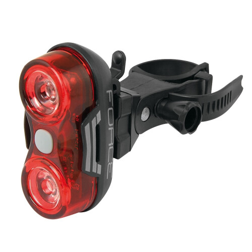 blikačka zadní FORCE OPTIC 8LM 2x LED+baterie