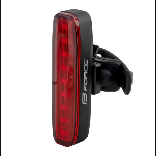 blikačka zadní FORCE PIPE 50LM, 9x LED, USB