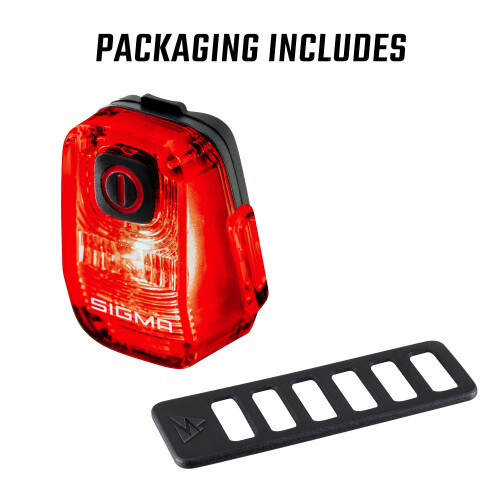 blikačka zadní SIGMA NYTE 10, USB-C, černé