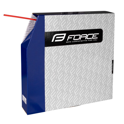 bowden brzdový FORCE 5mm, červený 50m BOX