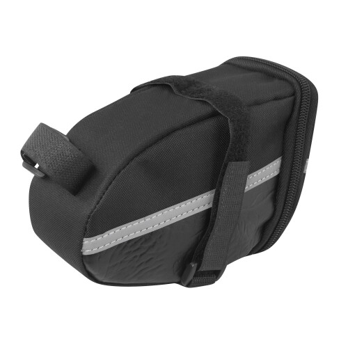 brašna pod sedlo FORCE MID suchý zip, černá