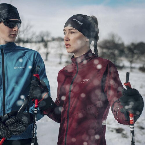 čelenka FORCE GEM sport nezúžená, šedá UNI