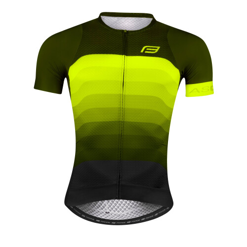 dres F ASCENT, krátký rukáv, zeleno-fluo