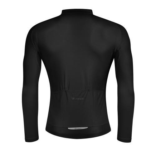 dres FORCE PURE dlouhý rukáv, černý