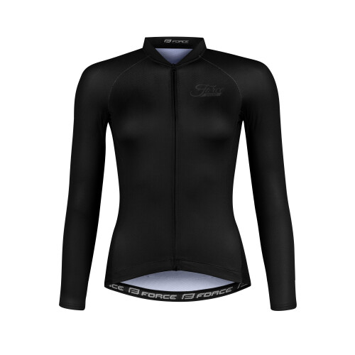 dres FORCE PURE LADY dlouhý rukáv, černý