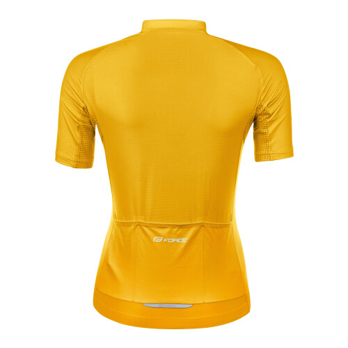 dres FORCE PURE LADY kr. rukáv, žlutý