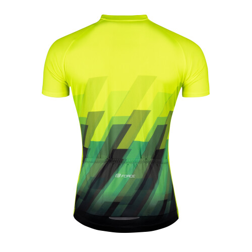 dres FORCE RIDGE krátký rukáv, fluo-černý