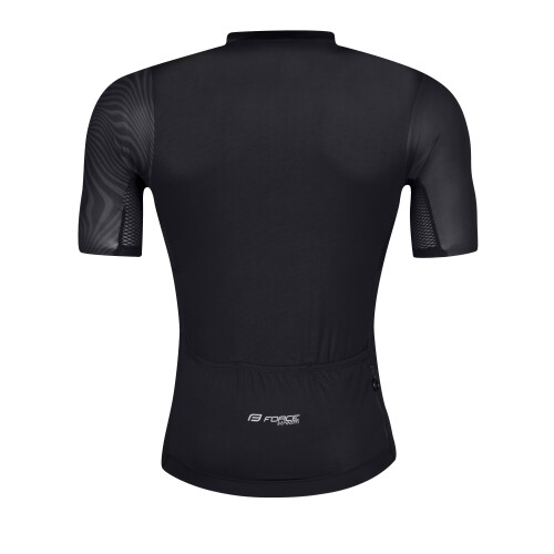 dres FORCE STREAM krátký rukáv, černý