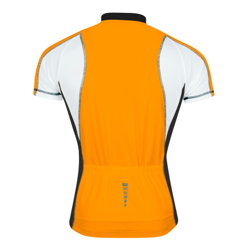 dres FORCE T10 krátký rukáv, oranžovo-bílý