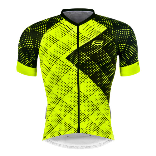 dres FORCE VISION kr. rukáv, fluo