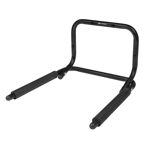 držák kola FORCE na zeď pod rám sklopný,ocel,čern.