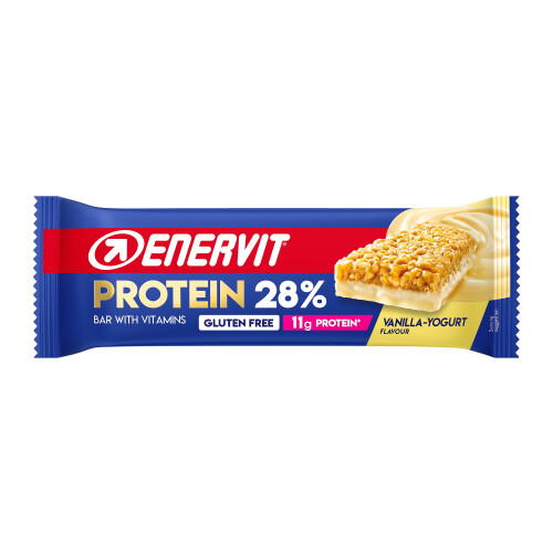 ENERVIT Protein Bar 28%, tyčinka, 40 g vanilka+jog