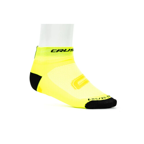 Crussis Cyklistické ponožky CRUSSIS, žluto/černé