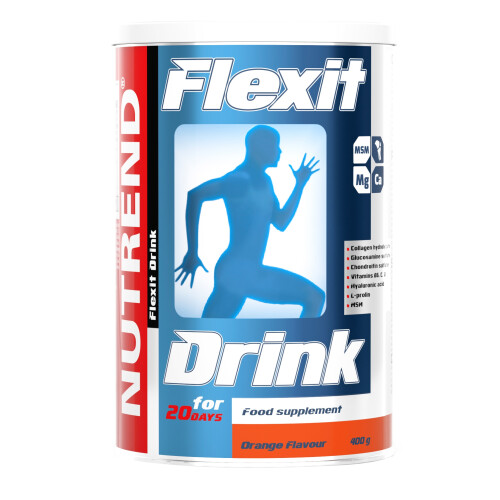 Flexit Drink, dóza, 400 g pomeranč