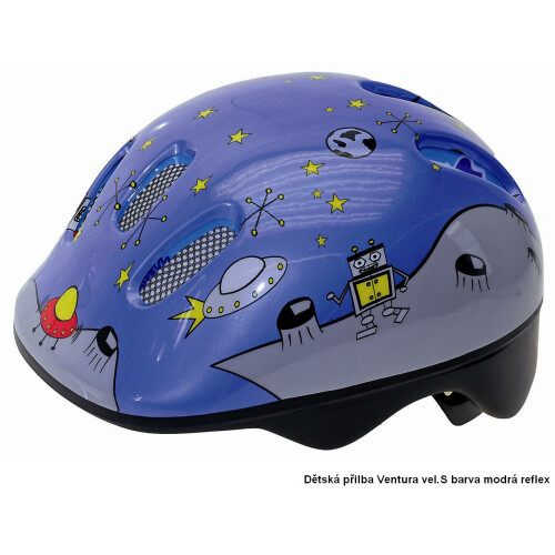 Ventura Dětská přilba VENTURA S (50-57cm) modrareflex