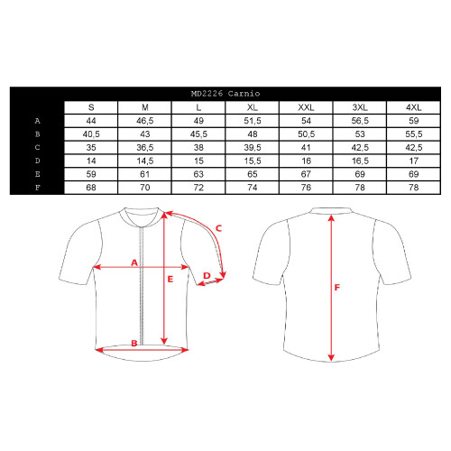 pánský cyklo dres Carnio 3XL