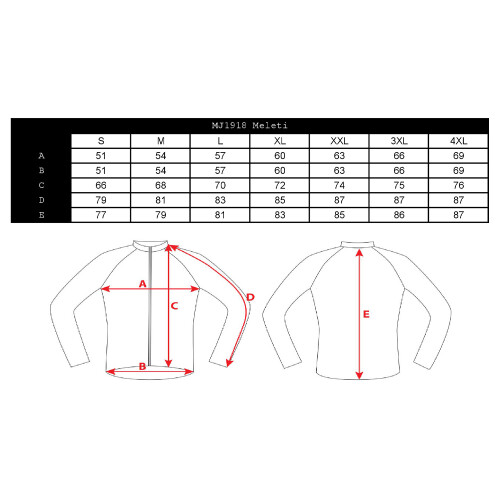 pánská enduro bunda Meleti 4XL