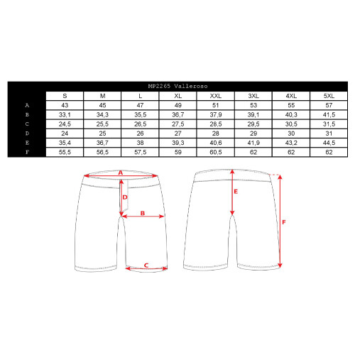 pánské urban kraťasy Valleroso 3XL