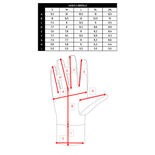 Zimní Rukavice Abriola XL