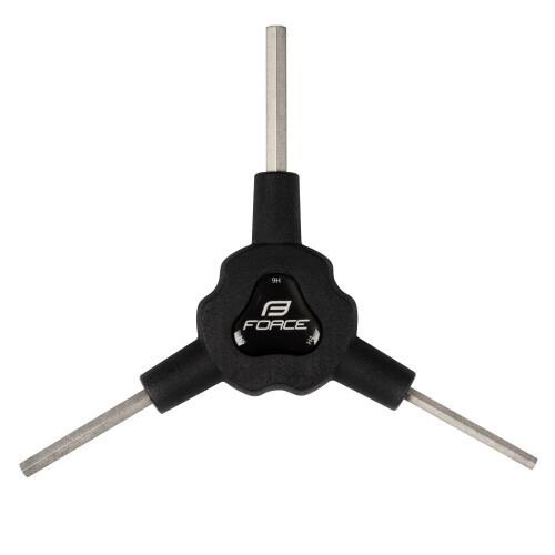 klíč Y šest. FORCE trojstranný 4/ 5/ 6 mm, černý