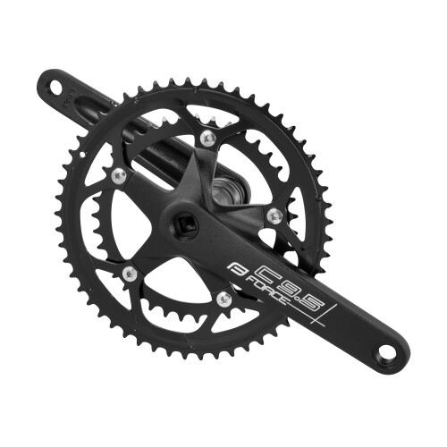 kliky FORCE ROAD C9.5 Al 53/39z 175mm černé mat
