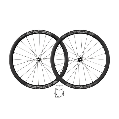 kola FORCE TEAM KARBON GRAVEL 40 plášť