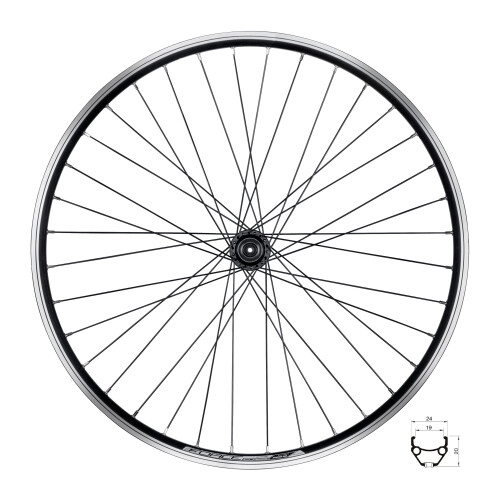 kolo zadní FORCE CLASSIC 559x19 "V" FHT3000 36d